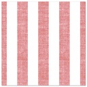 5 x 50 Servietten "ROYAL Collection" 1/4-Falz 40 cm x 40 cm bordeaux "Lines"