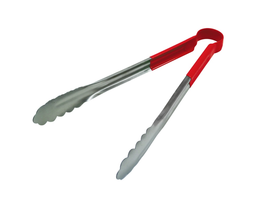 [171061] Allzweckzange aus Edelstahl, 300 mm, rot