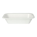 5 x 100 Siegelschalen, XPS 950 ml 5,6 cm x 15 cm x 24 cm weiss laminiert