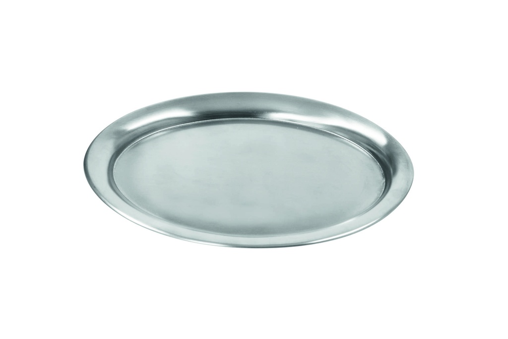 [155043] Serviertablett oval, Edelstahl, 220 x 285 mm