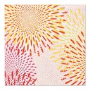 10 x 20 Servietten, 3-lagig 1/4-Falz 33 cm x 33 cm "Bubbly Fireworks"