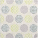 5 x 50 Servietten "ROYAL Collection" 1/4-Falz 40 cm x 40 cm dunkelgrün "Rococo"