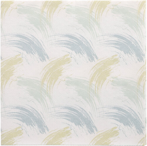 [89288] 5 x 50 Servietten "ROYAL Collection" 1/4-Falz 40 cm x 40 cm arktikblau "Brushstroke"