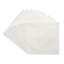 10 x 2000 Dessertdeckchen 15 cm x 15 cm weiss