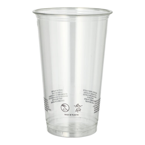 [89548] 16 x 50 Trinkbecher R-PET 0,5 l Ø 9,5 cm · 14,7 cm glasklar