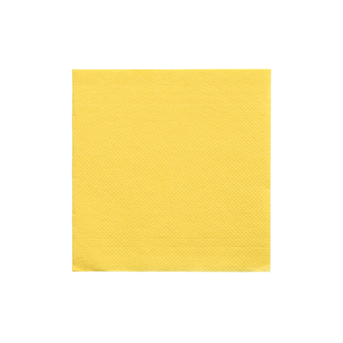 [89590] 20 x 20 Servietten "DAILY Collection" 1/4-Falz 24 cm x 24 cm gelb