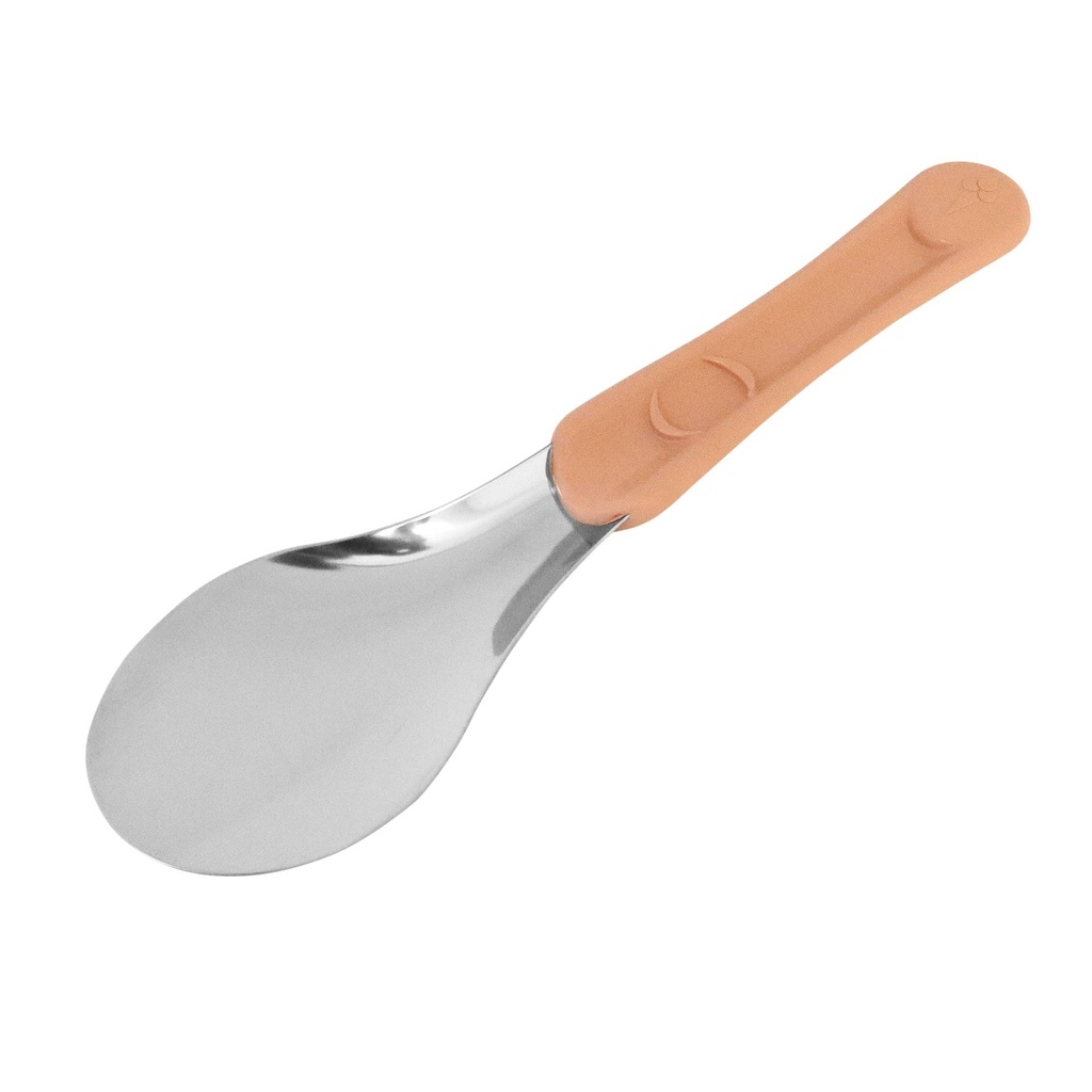 [195180] Eisspachtel aus Edelstahl, 260 mm, rosa