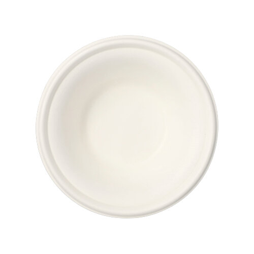 [89761] 10 x 12 Schalen, Zuckerrohr "pure" 380 ml Ø 15,5 cm · 4,6 cm weiss