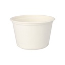 10 x 50 Suppenbecher, Zuckerrohr "pure" 600 ml Ø 14 cm · 9 cm weiss