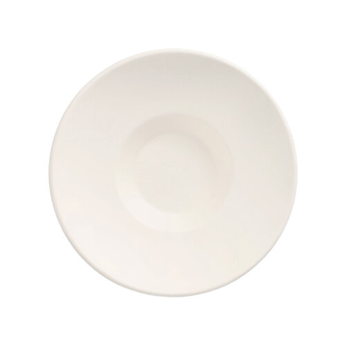 [89991] 9 x 10 Teller Zuckerrohr "pure" rund Ø 14,5 cm · 3,5 cm weiss "Cella"