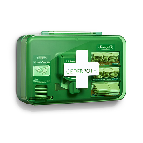 [92201] "Cederroth" Wound Care Dispenser, Pflasterspender 20,3 cm x 30,6 cm x 15,5 cm grün