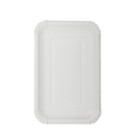6 x 250 Teller, Pappe [rc] eckig 13 cm x 20 cm weiss