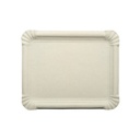 2 x 250 Teller, Pappe [rc] eckig 16,5 cm x 20 cm weiss