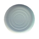 2 x 100 Teller, Pappe [ff] rund Ø 26 cm · 2 cm weiss