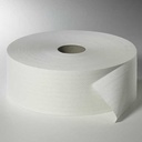 6 Rollen Toilettenpapier, 2-lagiges Tissue Ø 26,5 cm · 420 m x 10 cm weiss "Maxi Rollen" Großrolle