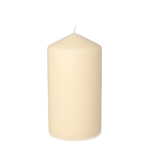 [95952] 8 x Stumpenkerze Ø 80 mm · 150 mm creme