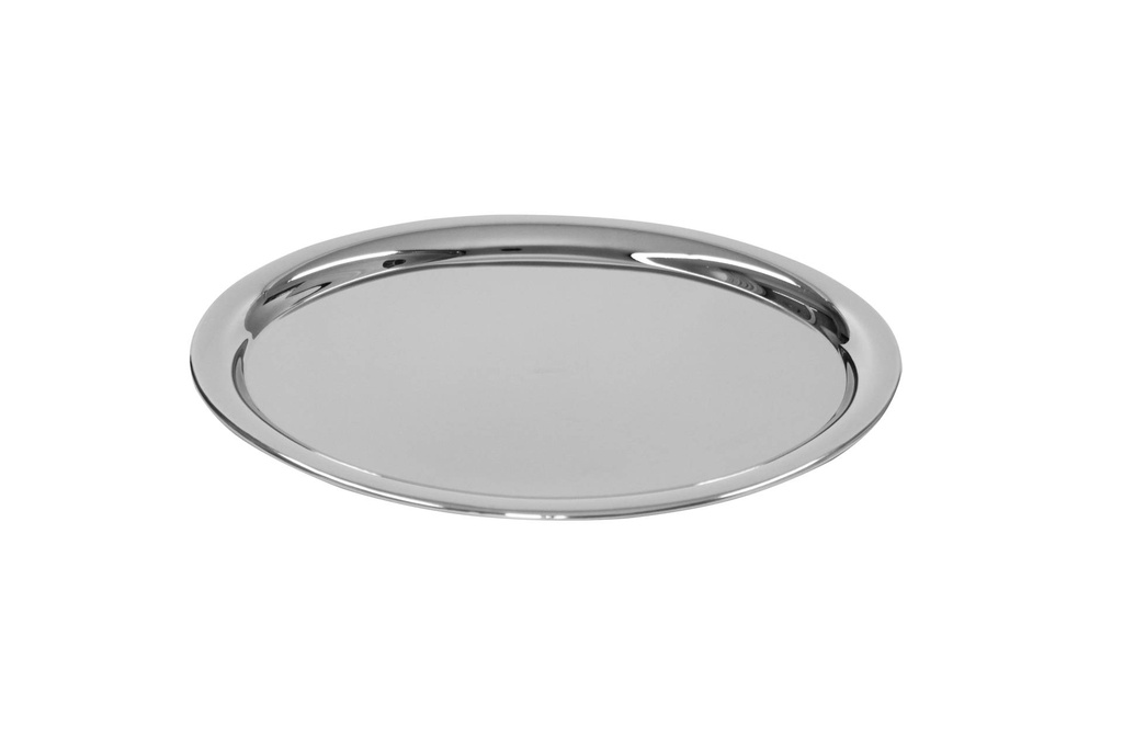 [154043] Serviertablett oval, Edelstahl, 220 x 285 mm