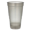 16 x 25 Mehrweg-Trinkbecher PP 0,5 l Ø 9,5 cm · 14,4 cm grau