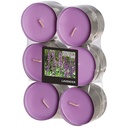 12 x 12 "GALA" Maxi Duftlichte Ø 58 mm · 24 mm violett - Lavender