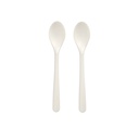 20 x 50 Kaffeelöffel "Folia" C-PLA 14,5 cm weiss