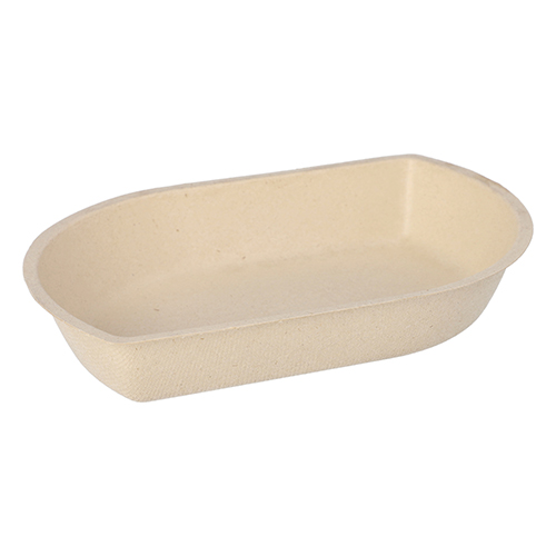 [97086] 6 x 50 Snacktrays Zuckerrohr 3,6 cm x 14,4 cm x 21 cm natur