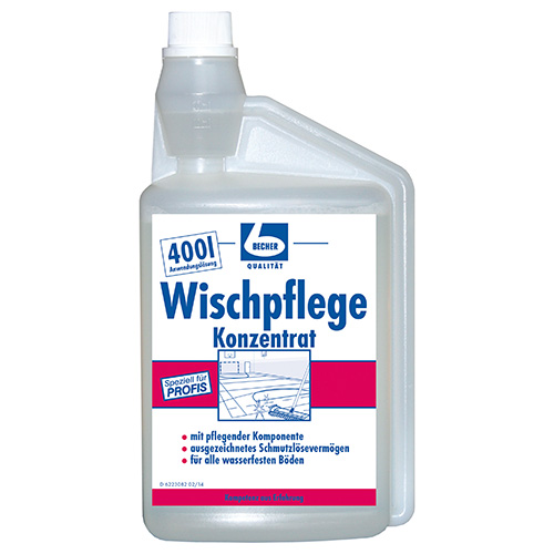 [98276] 8 x "Dr. Becher" Wischpflege Konzentrat 1 l Dosierflasche