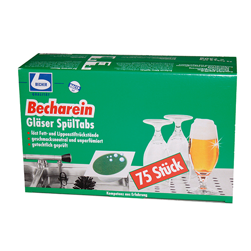[98293] 10 x "Dr. Becher" Becharein Gläser SpülTabs 500 ml
