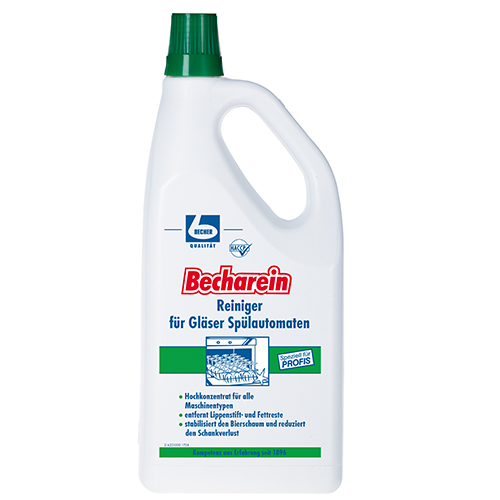 [98294] 6 x "Dr. Becher" Becharein Reiniger 2 l für Gläserspülautomaten