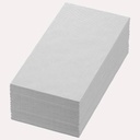 Bio Dunisoft Serviette, weiß, 40x40cm, 1/8 Falz