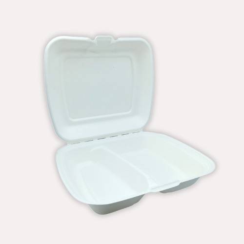 [8526] Menübox, Bagasse, 2-geteilt