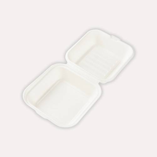 [8250] Hamburgerbox, Bagasse