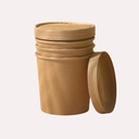 Suppen-Becher-Deckel 400ml 25 Stück