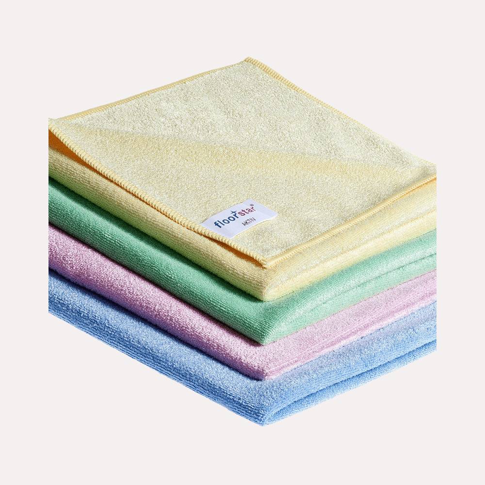 [8308] Microfaser Premium Stretchtuch gelb 10 Stück