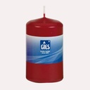 Stumpenkerze 80x48 mm, rot, 10 Stück