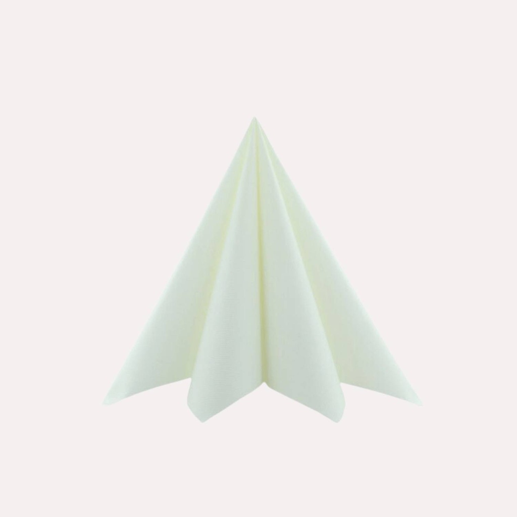 [7212] Airlaid Serviette, champagner, 40x40 cm, 1/4 Falz