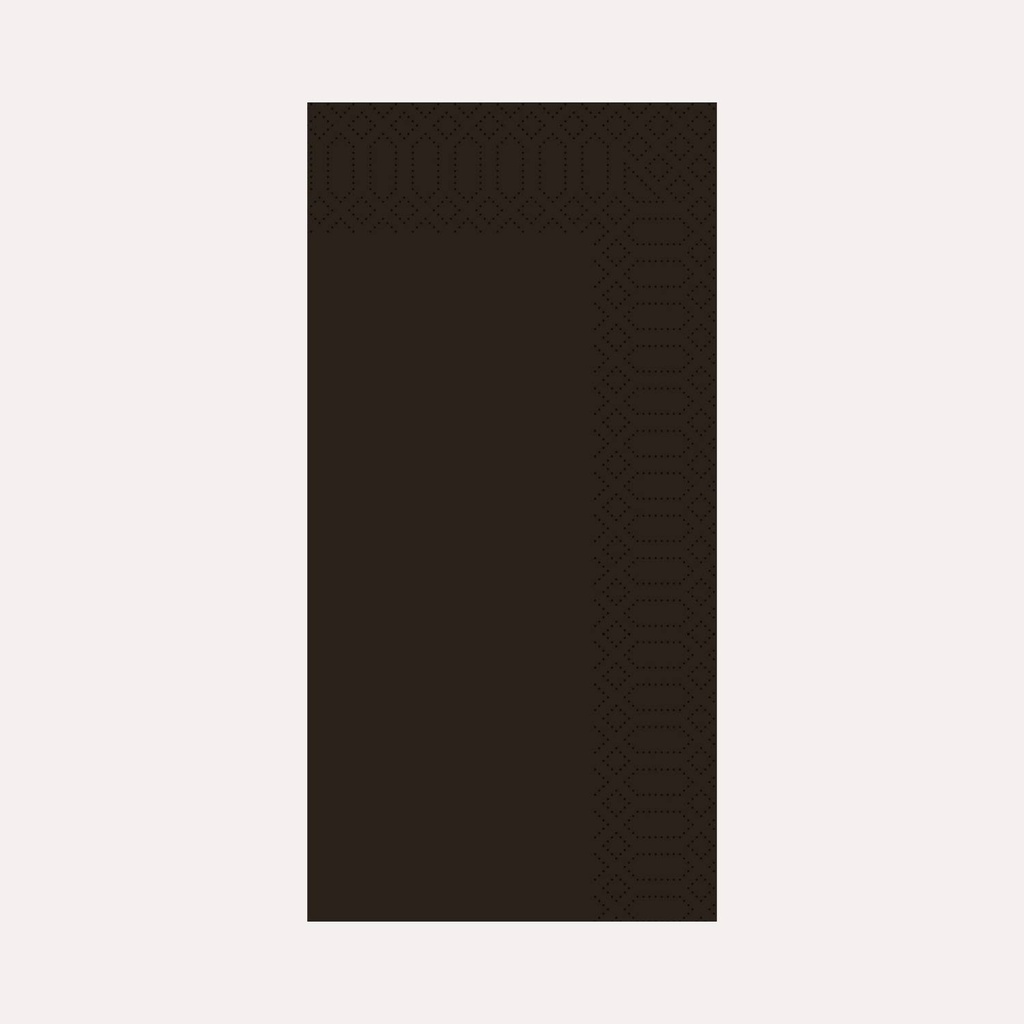 [8049] Zelltuchserviette 33x33 cm, 3-lagig, schwarz, 1/8 Falz