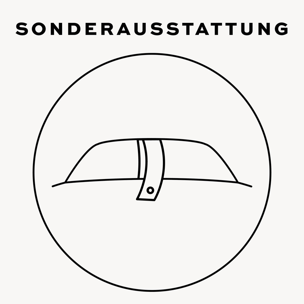 [09820] Nackenschlaufe mit Druckknopf