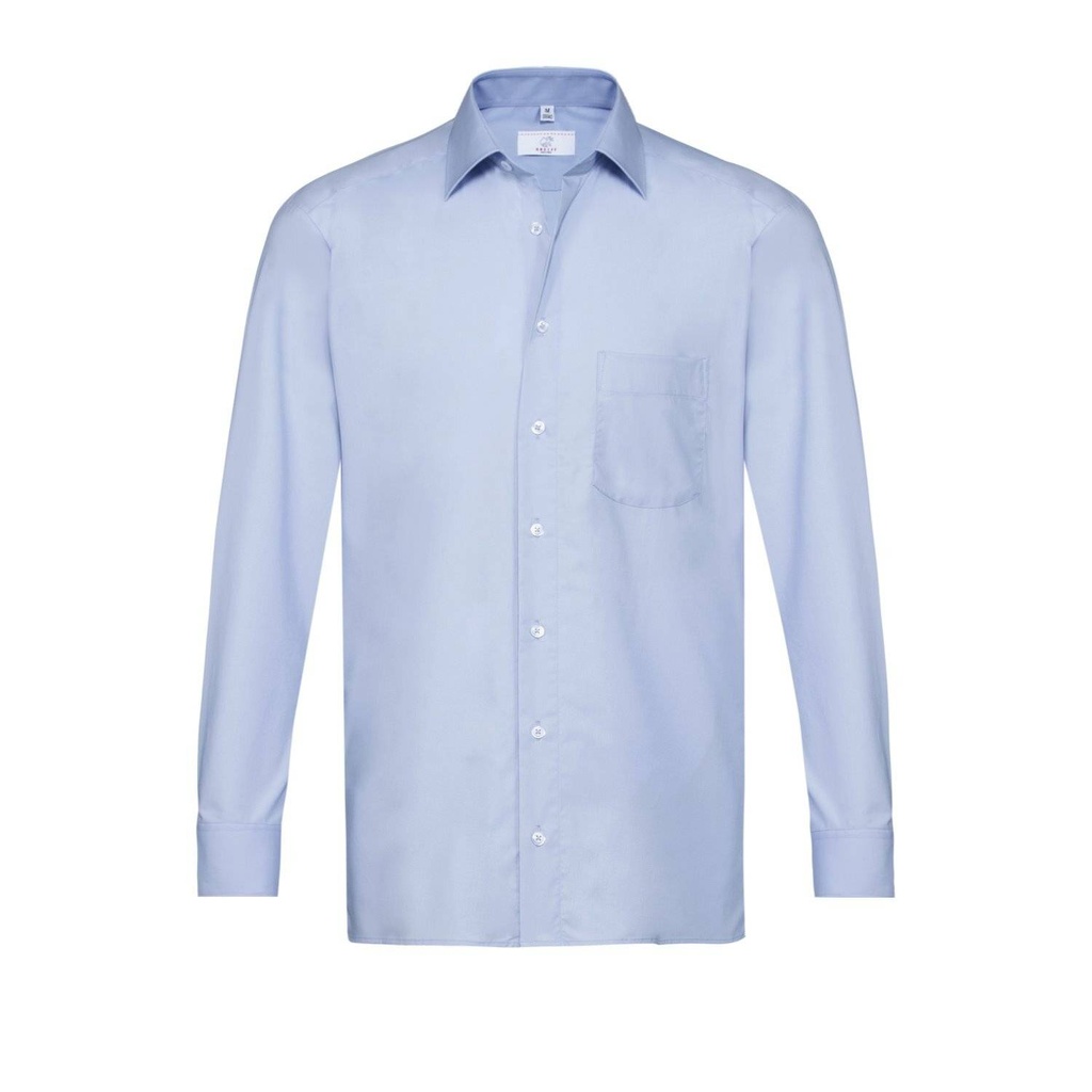 [29-6665-1120-029] Basic-Hemd, bleu