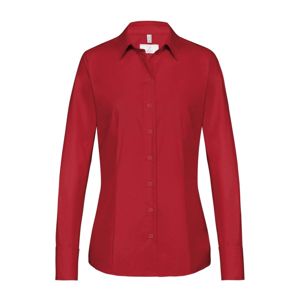 [29-6515-1120-050] Basic-Bluse, rot
