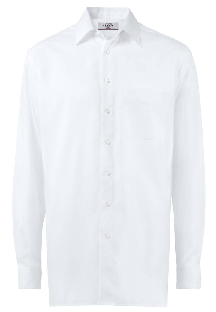[29-6607-1220-090-41-42] Hemd, weiß  Gr.41/42 -SALE-