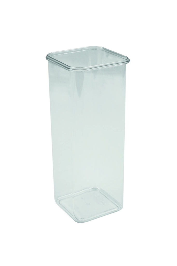 [152918] Vorratsdose aus Polystyrol, 2000 ml, quadratisch