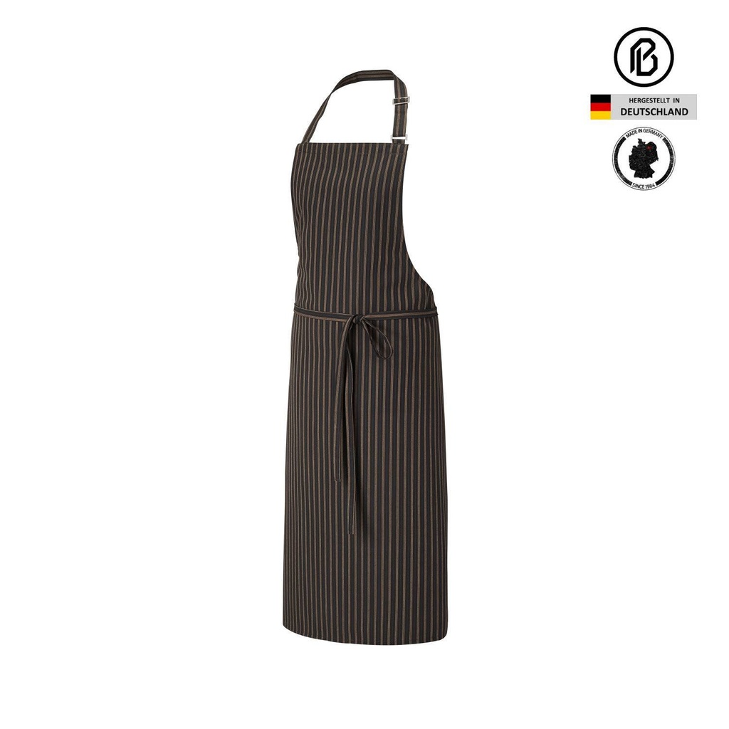 [04746-] Gestreifte Latzschürzen, Mischgewebe