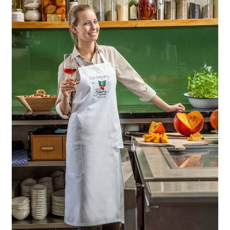 [40-1061510] z2 Event-Latzschürze, weiß