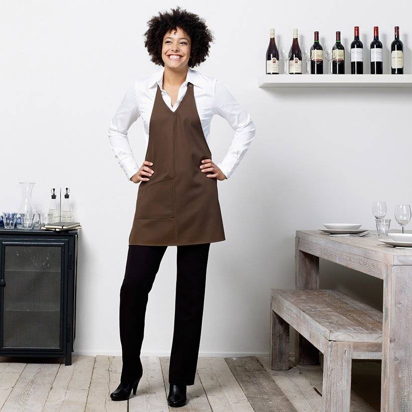 [41-94759] V-Latzschürze  farbig