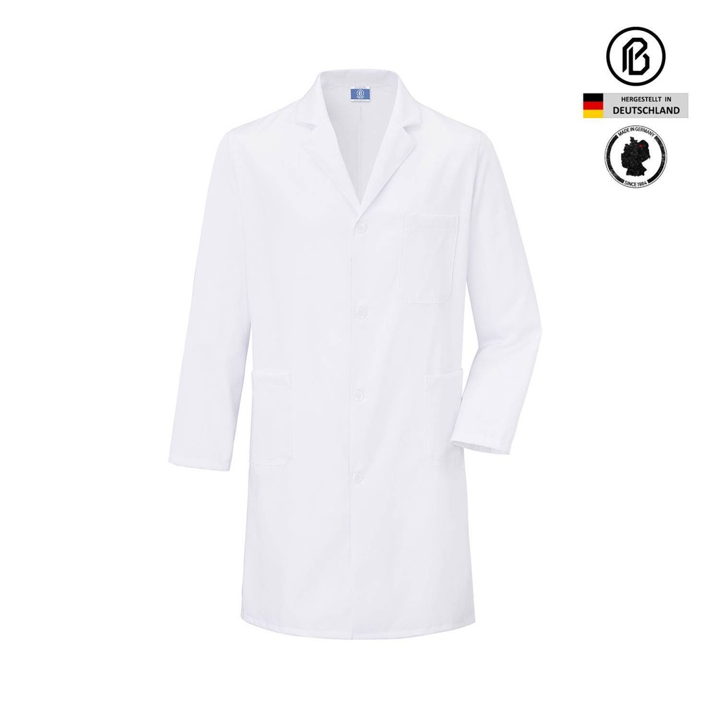 [03202-B] Herrenkittel Satin-Henrik