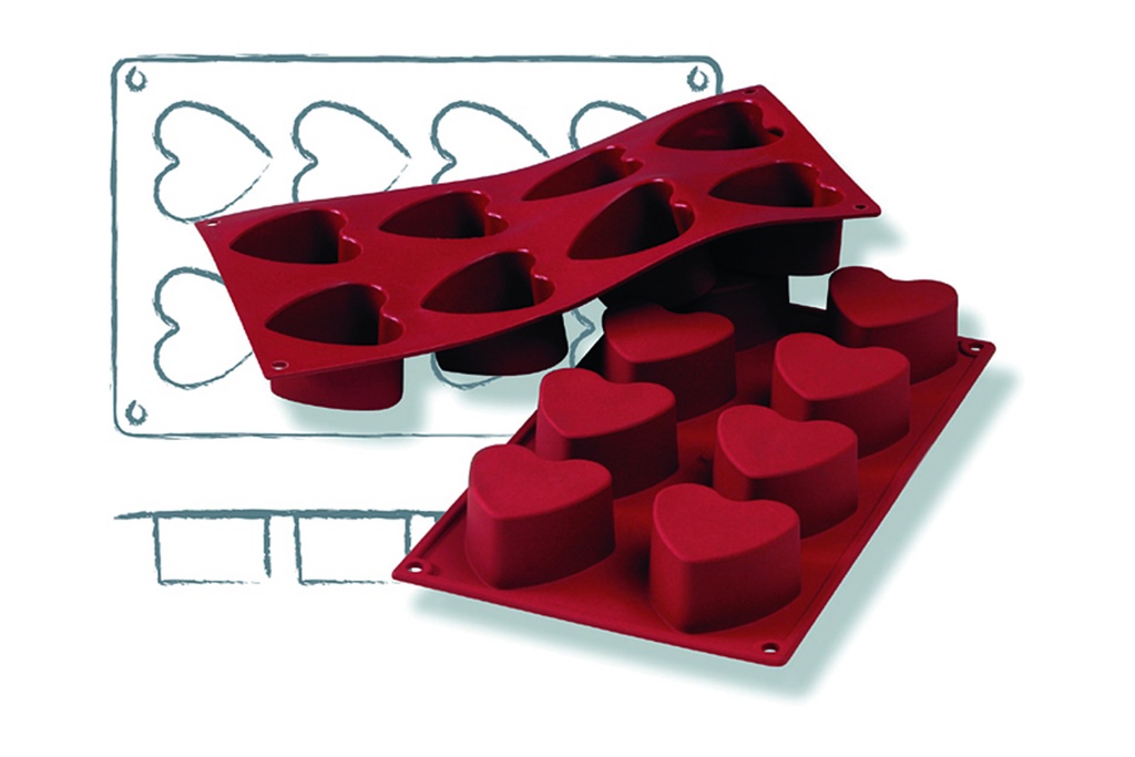 [115039] Backformen aus Silikon, 300 x 175 mm