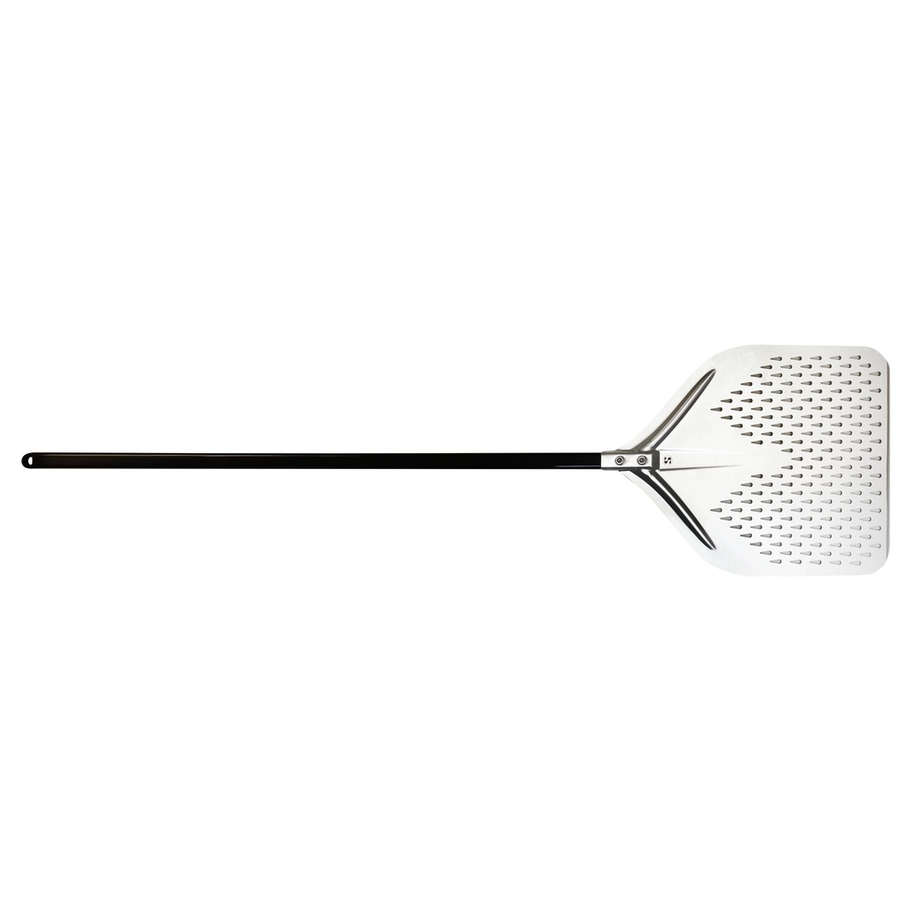 [200652] Pizzaschaufel aus Aluminium, 425 x 400 mm, schwarz