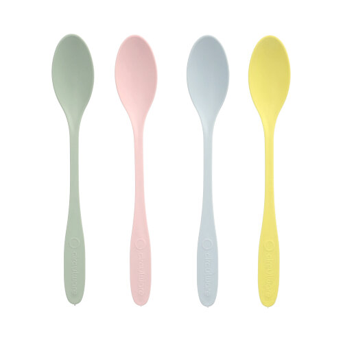 [96567] 10 x 100 "Circulware" Mehrweg-Sorbetlöffel PP-MF 17,5 cm farbig sortiert extra stabil