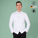 Buran-Henry, weiße Herren-Kochjacke