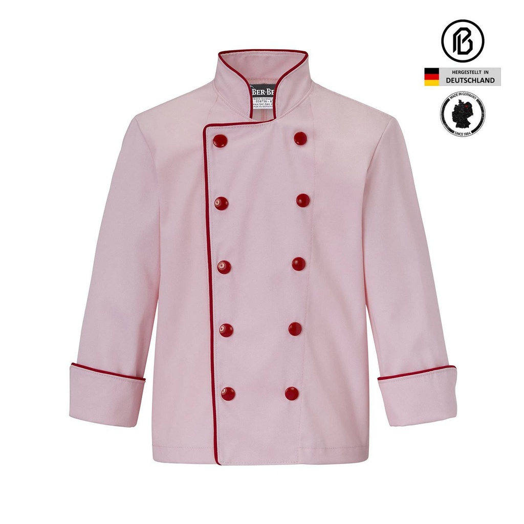 [012000-PE-P-DK] farbige Kinder-Kochjacke ''Prisma''